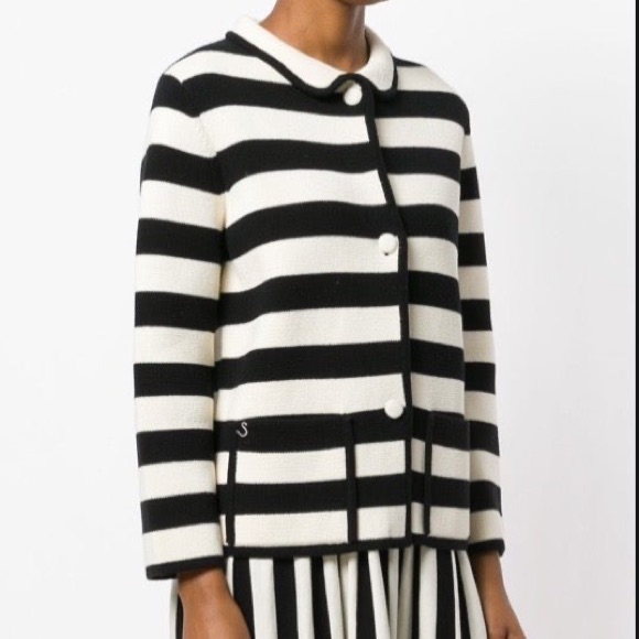 Chinti & Parker Knit Striped Sweater Cardigan M